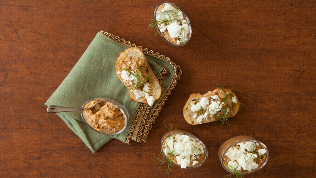 Roasted Red Pepper and Feta Dip
