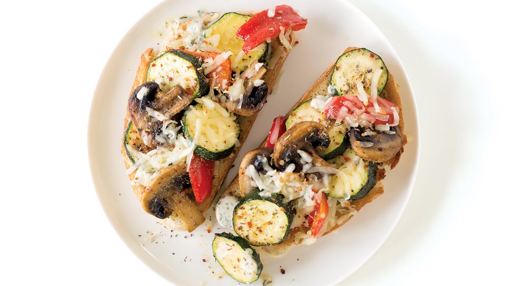 Roasted Vegetable Tartine
