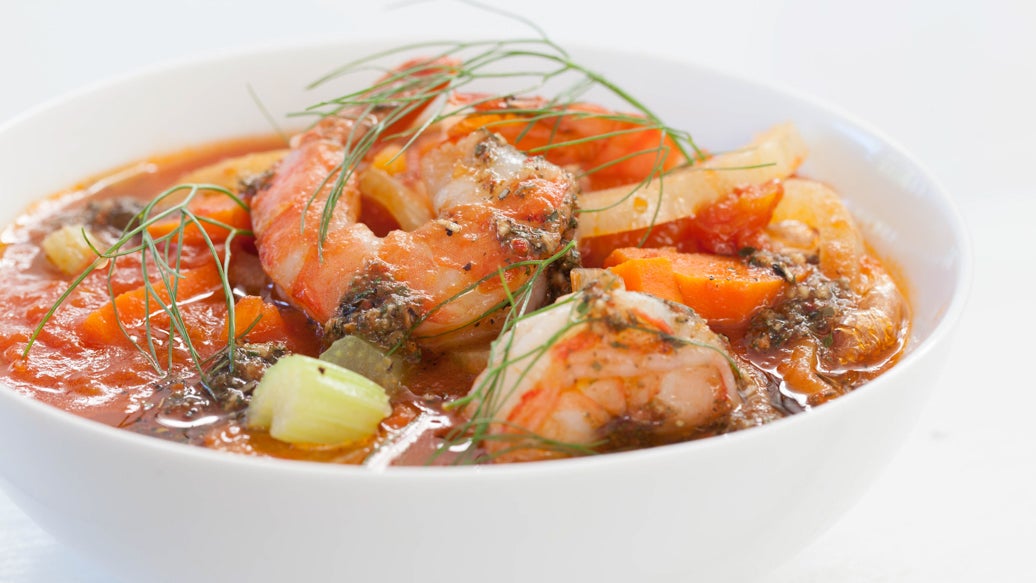Shrimp Stew with Sauce