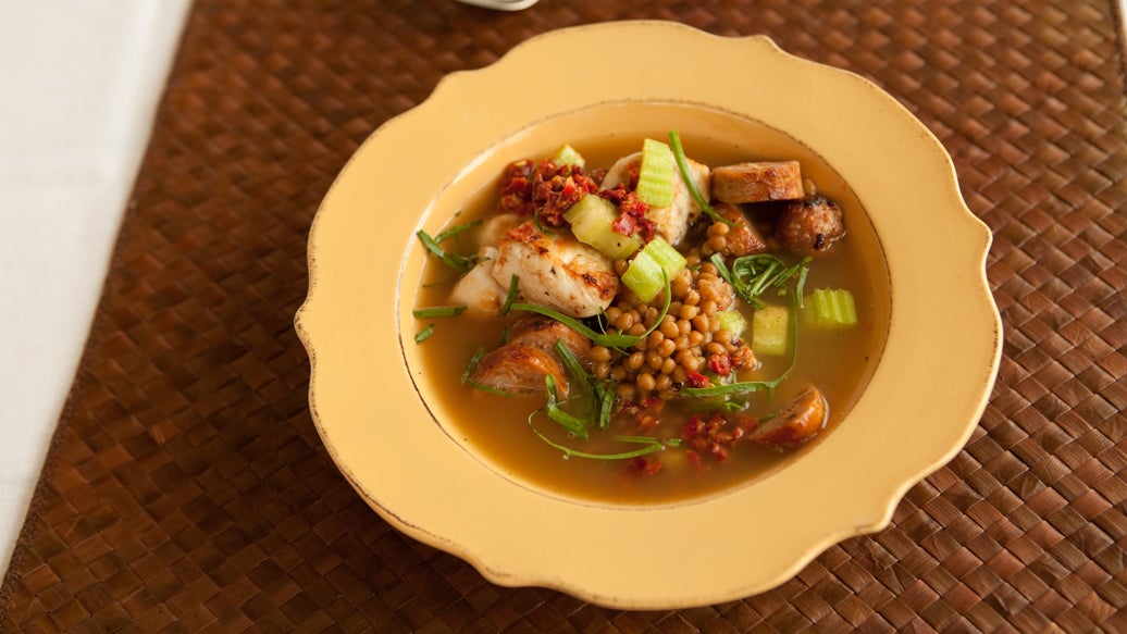 Simply Delicious Chicken and Lentil Gumbo