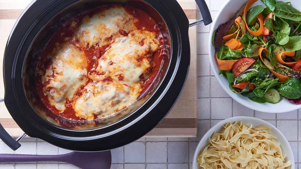 Slow Cooker Chicken Parmesan
