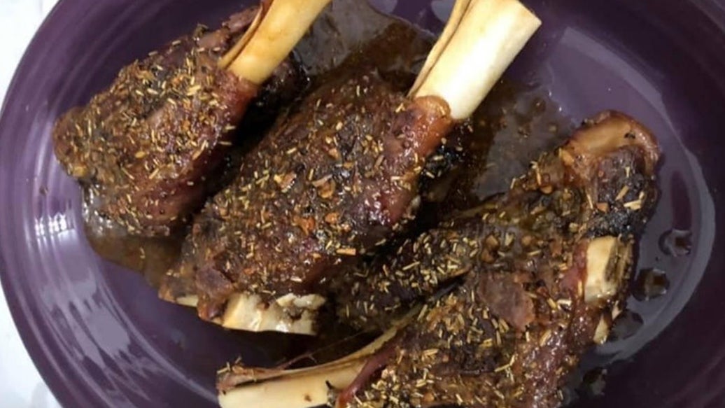 Slow Roasted Lamb Shank