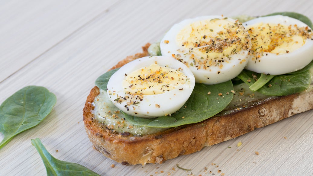 Spinach & Egg Tartine