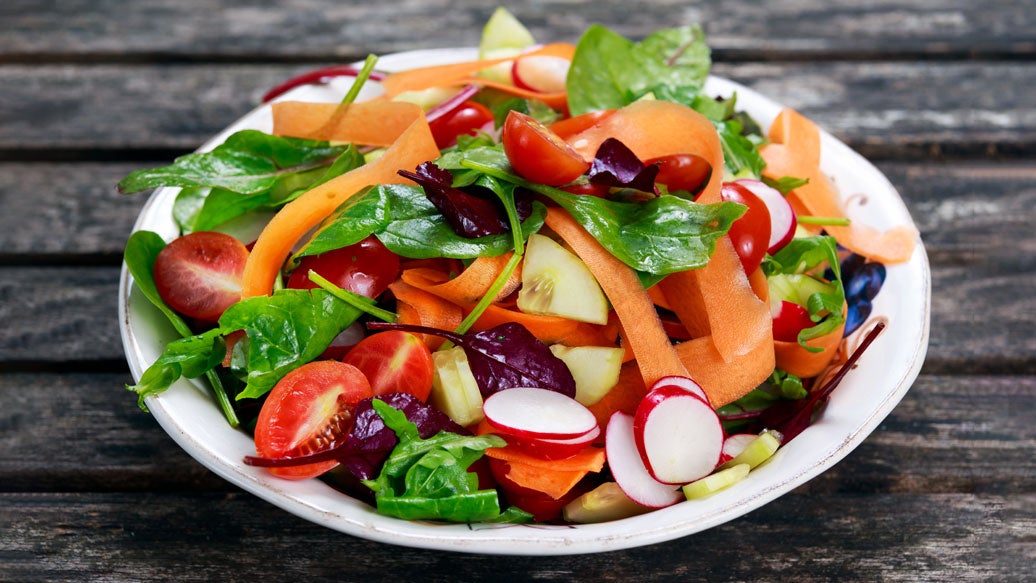 Spinach and Radish Salad