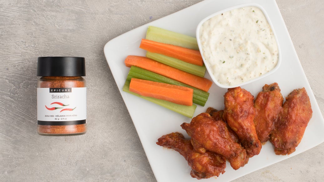 Sriracha Chicken Wings