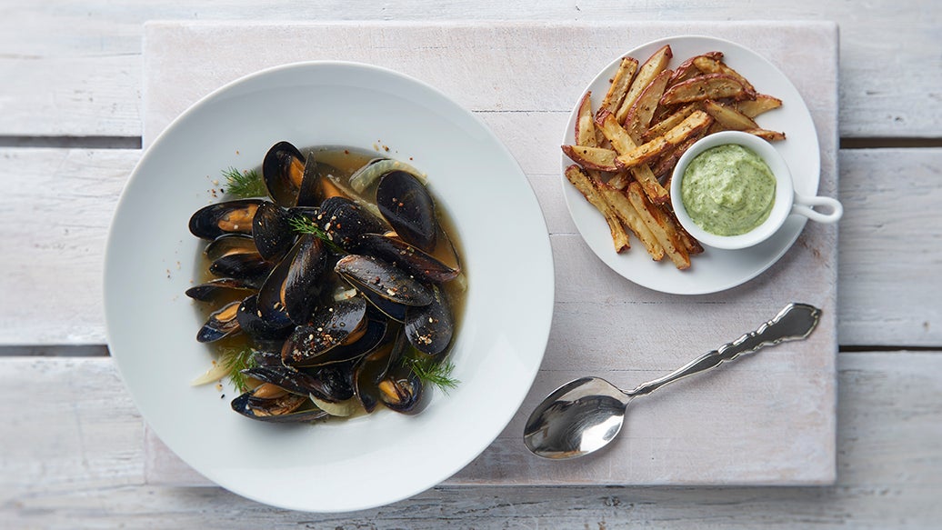 Steamed Mussels