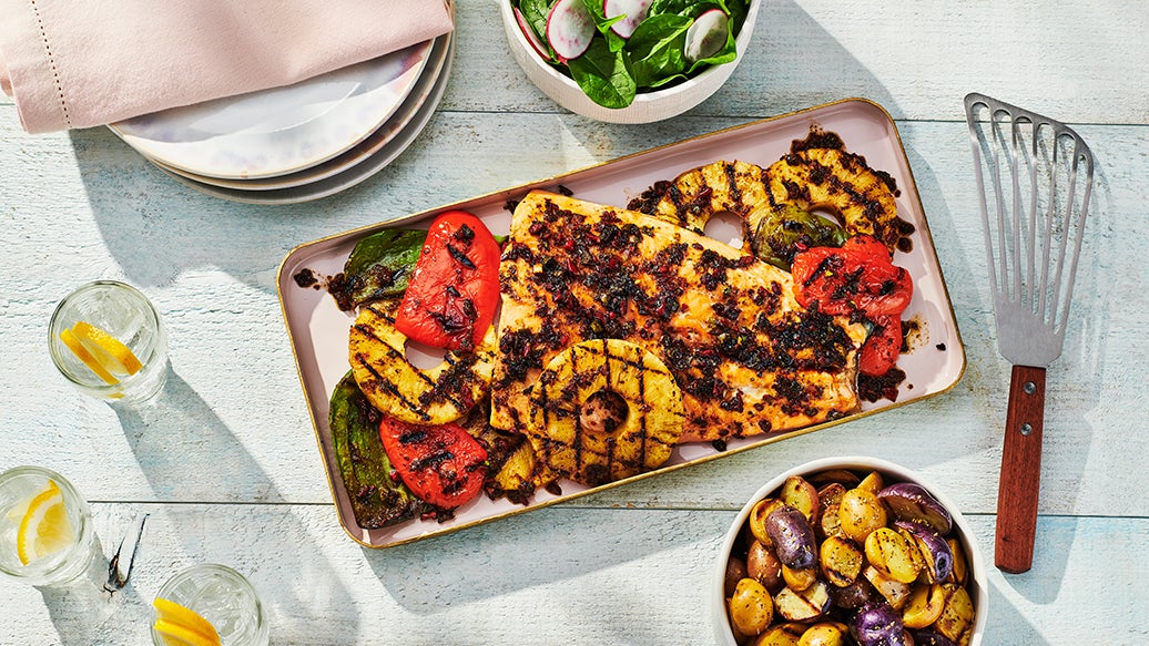 Sweet & Sour Grilled Salmon