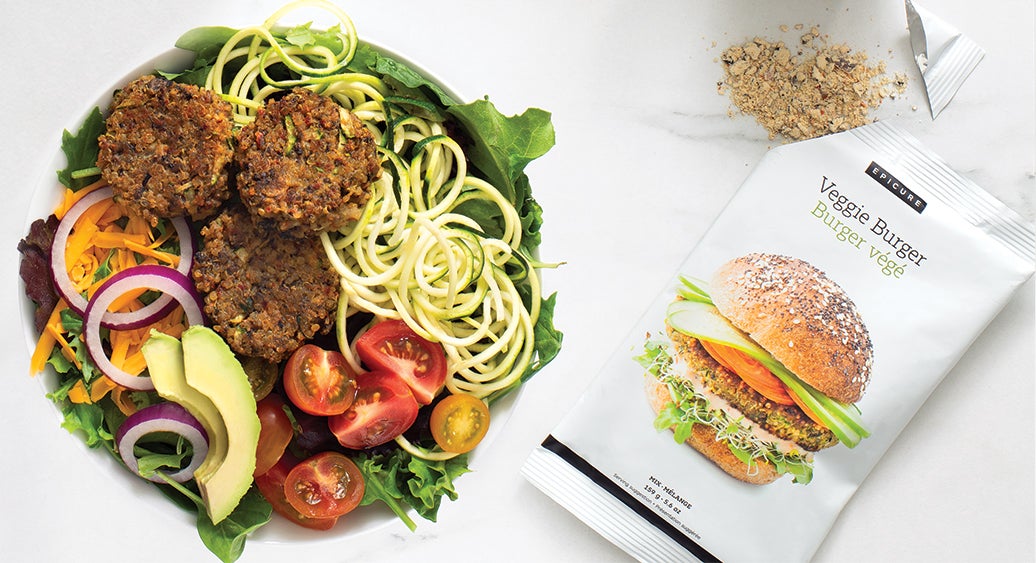 Veggie Burger Nourish Bowl