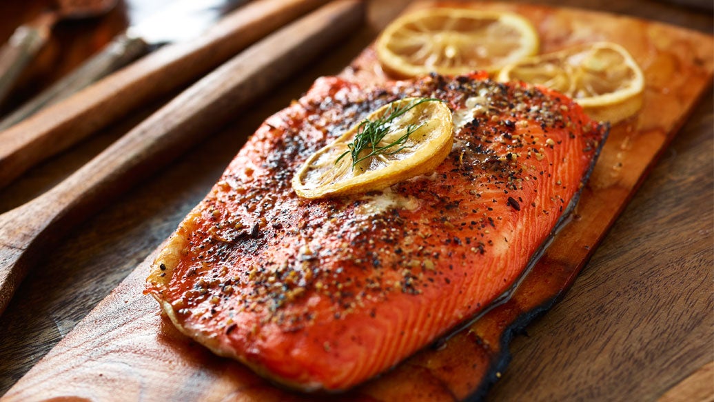 West Coast Cedar Plank Salmon