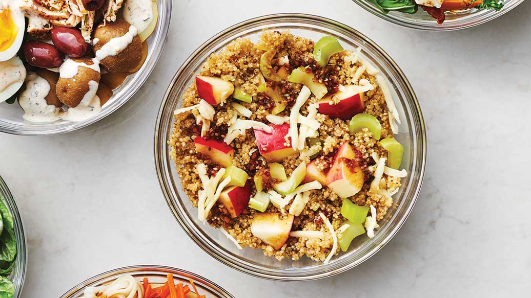 Apple ‘n Aged Cheddar Quinoa Salad