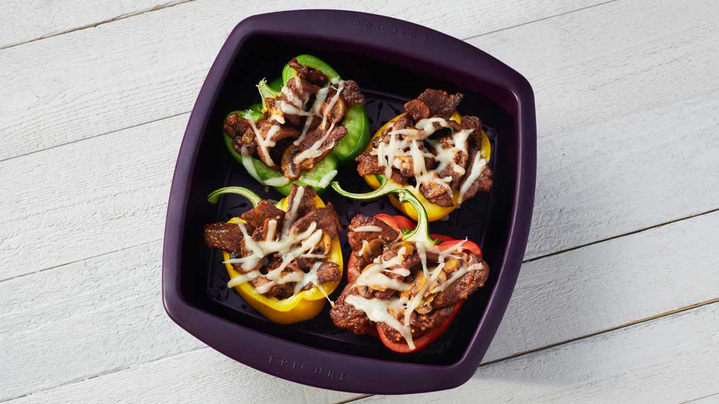 Philly Cheesesteak Stuffed Peppers