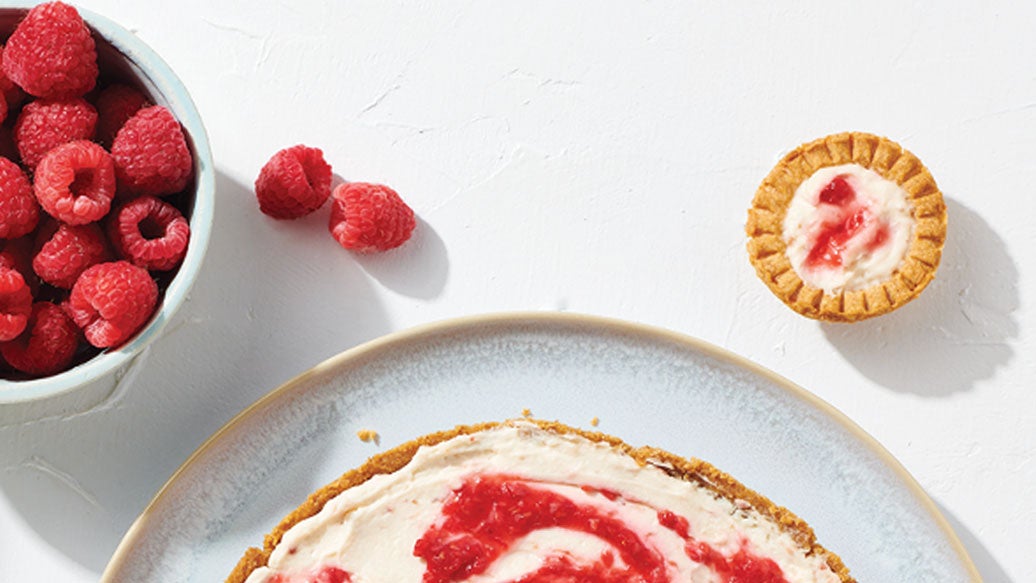 Berry Swirl Cheesecake Tarts