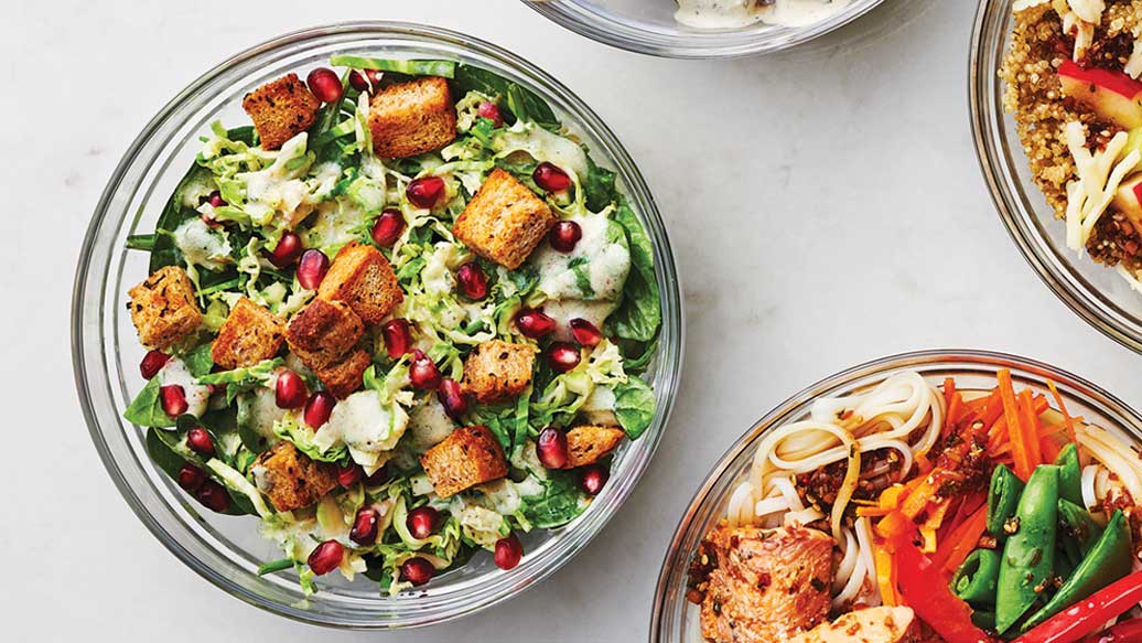 Brussels Sprouts Caesar Salad