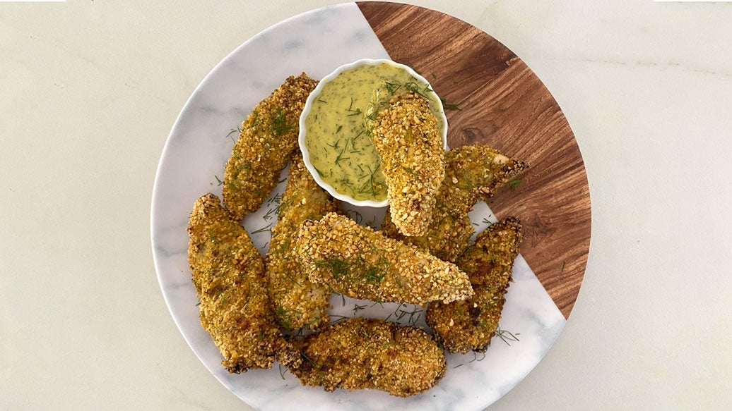 Dilly Honey Mustard Chicken Strips