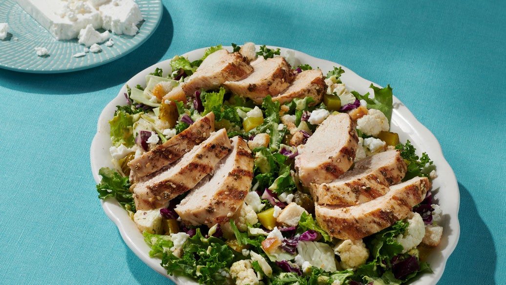 Dilly Honey Mustard Chopped Salad