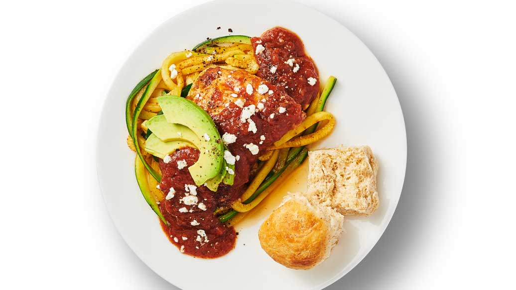 Enchilada Chicken & Zoodles