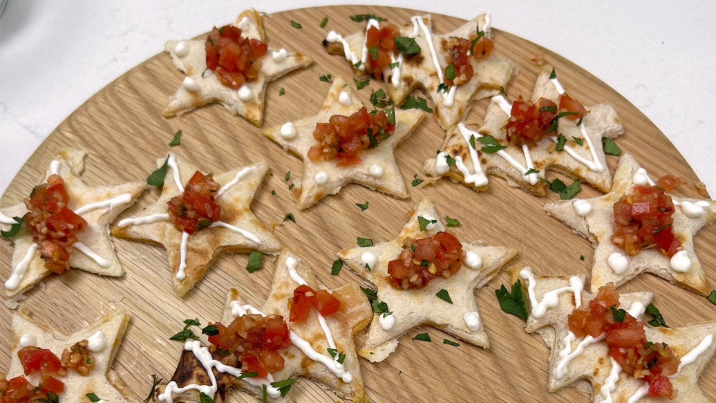 Festive Mini Quesadillas