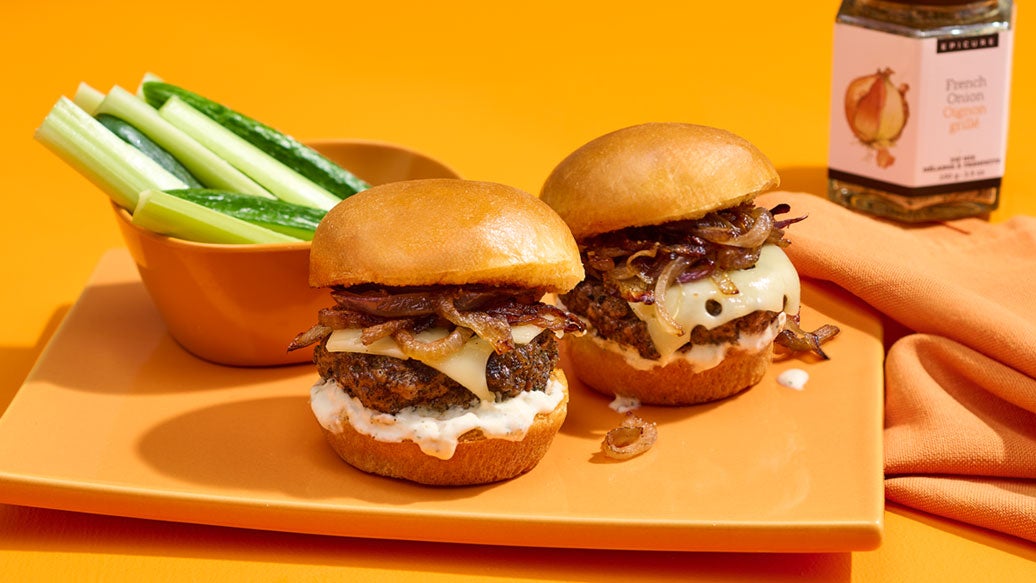 French Onion Beef Sliders