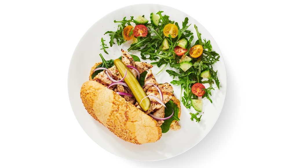 Grilled Chicken Hoagie