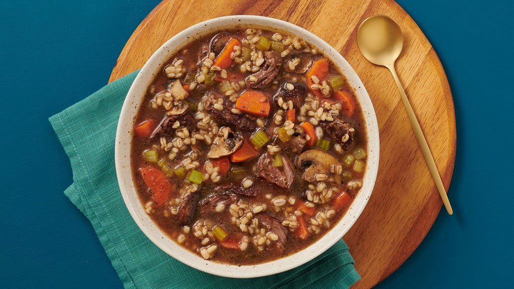 Hearty Beef & Barley Soup