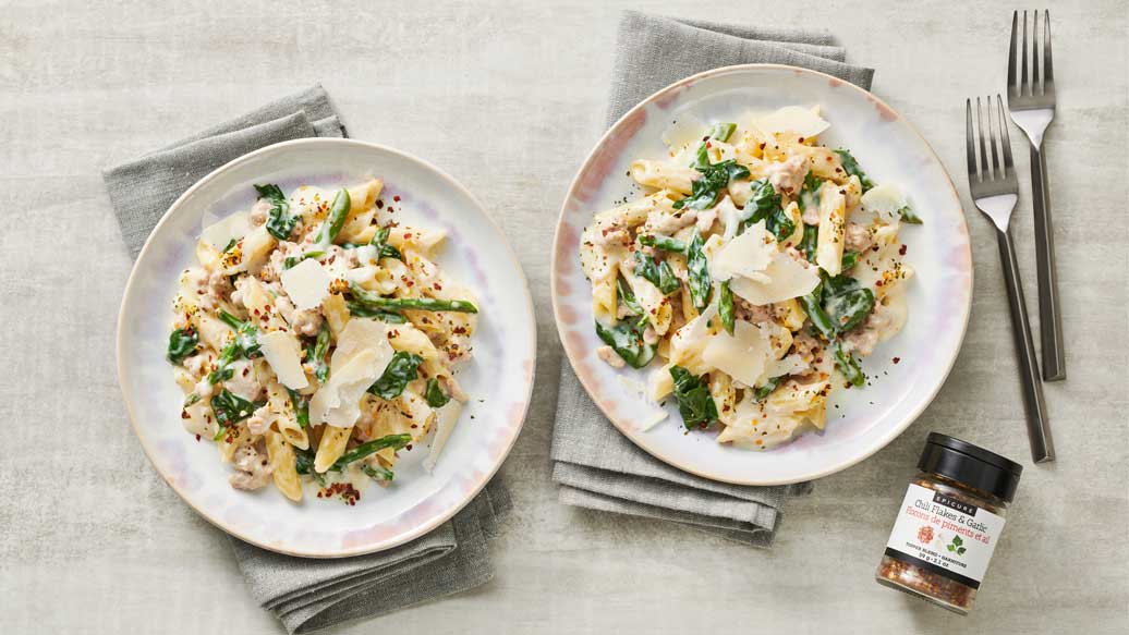 Asparagus Alfredo Penne