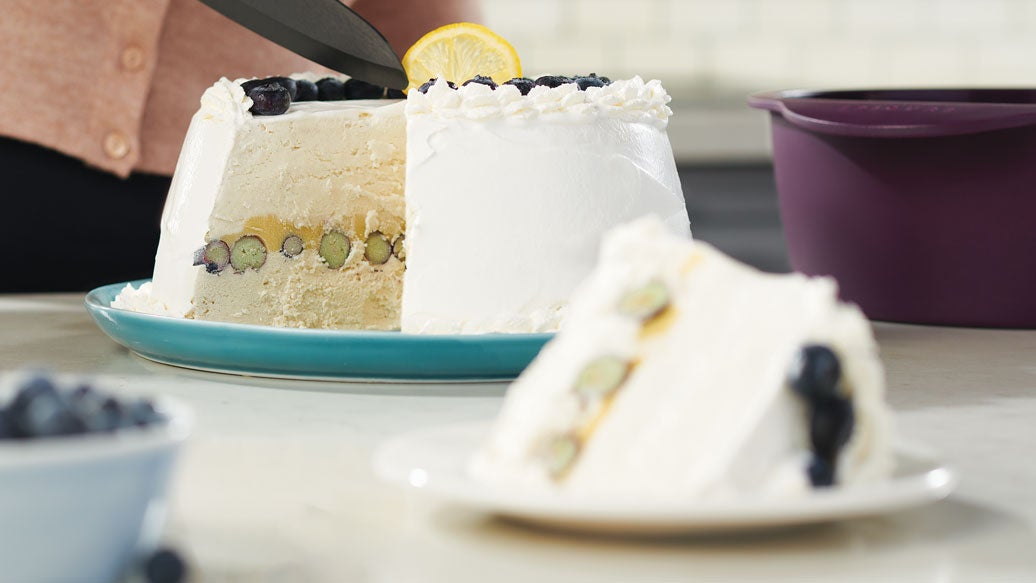 Luscious Lemon Ice Cream Cake