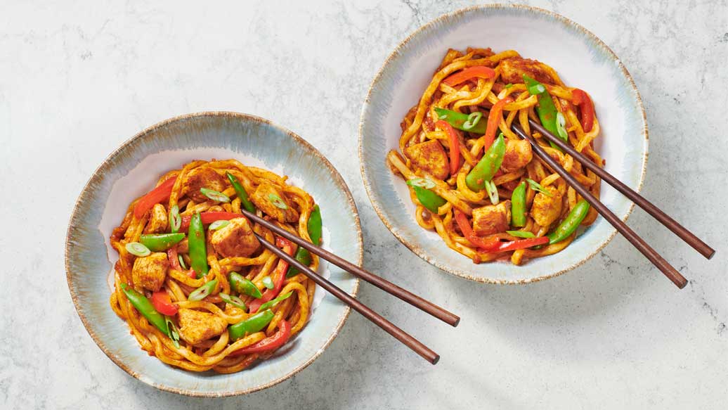 Smoky & Spicy Stir-Fried Noodles