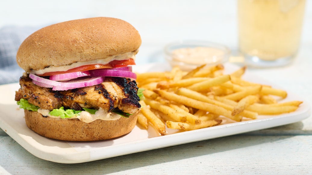 Portuguese Chicken Burger