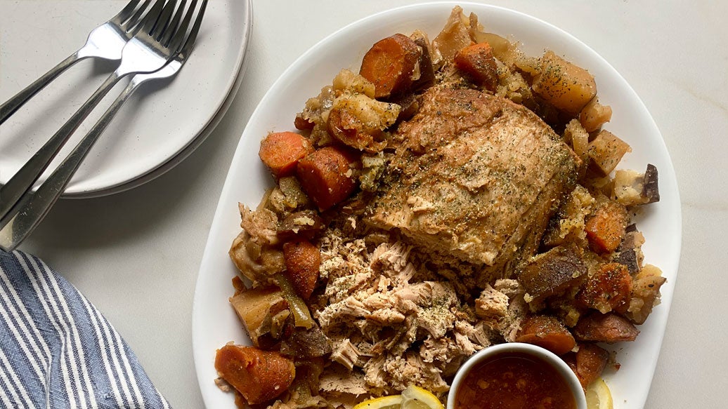 Portuguese Inspired Pork and Potatoes