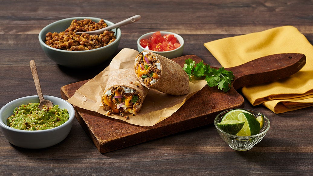 Quinoa Fajita Burritos