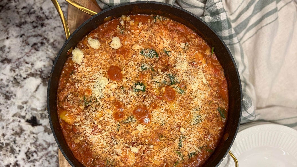 Rosée Gnocchi with Italian Meat Sauce