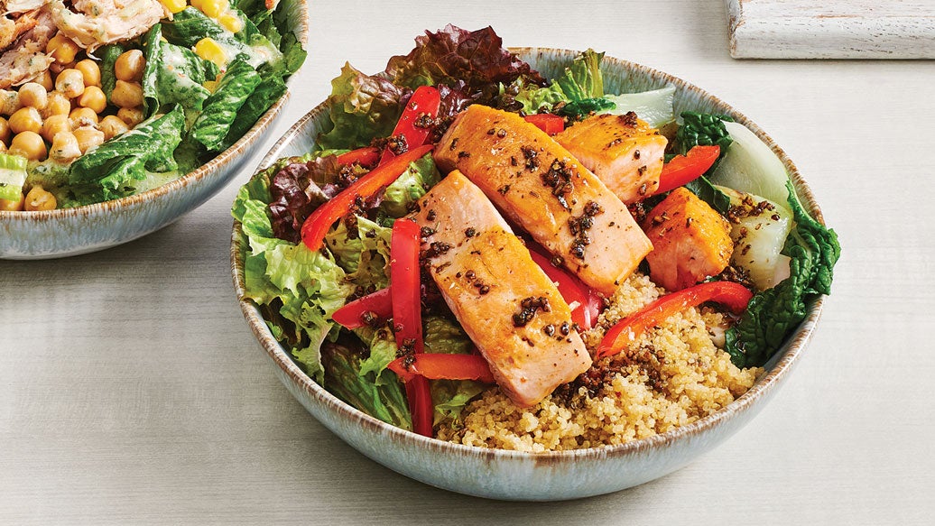 Salmon Quinoa Nourish Bowl