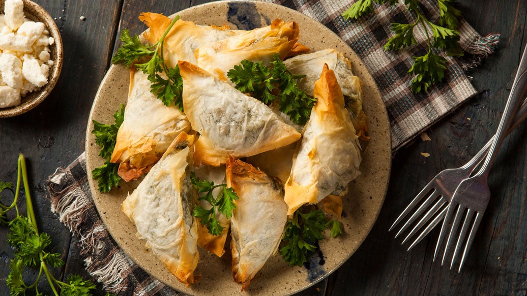 Mini Spinach Pies (Spanakopita)