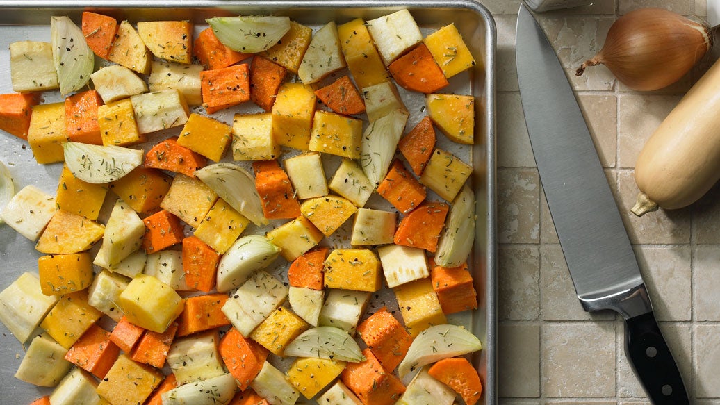 Spice Roasted Root Vegetables