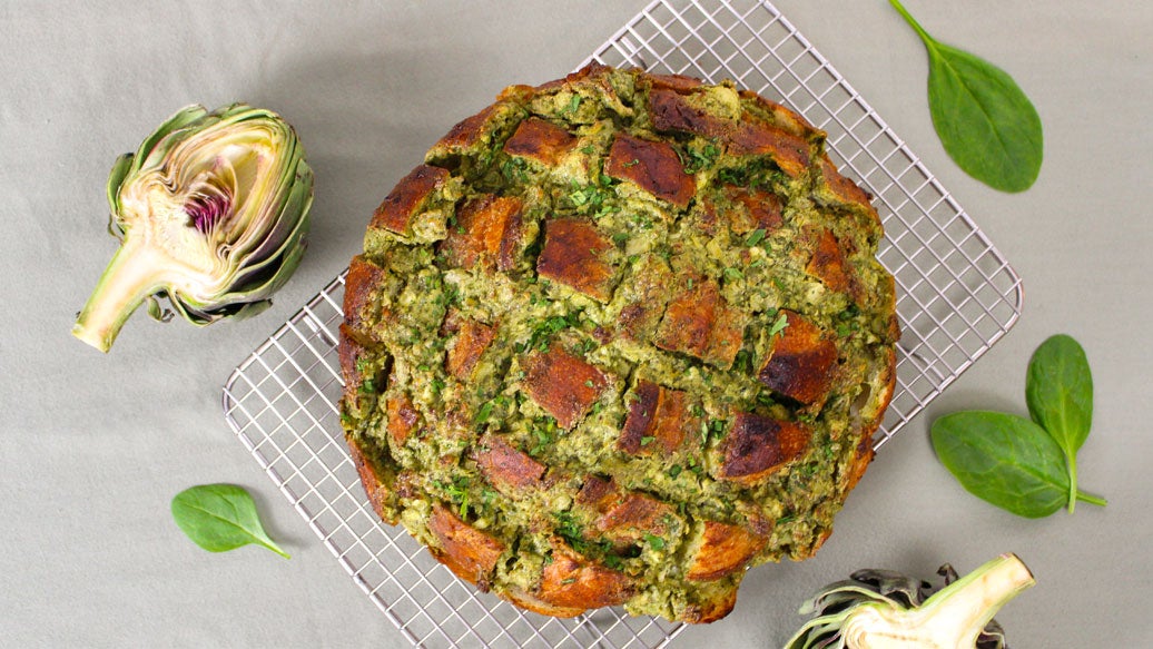 Spinach & Artichoke Pull-Apart Bread