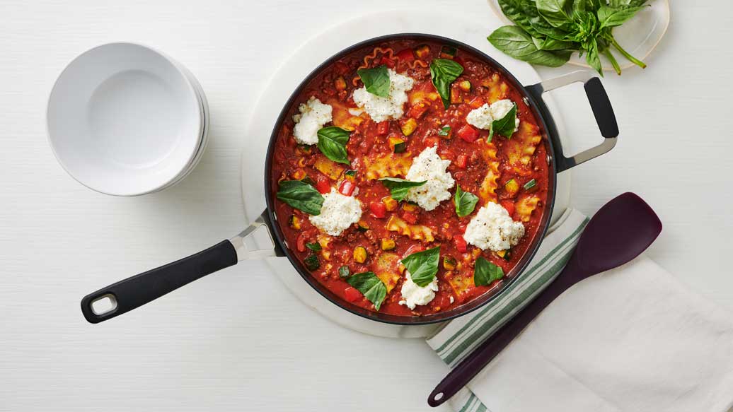 Summer Lasagna Skillet