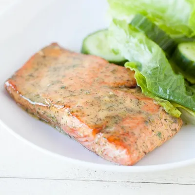 "Dillicious" Honey Mustard Salmon Fillets