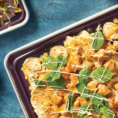 Butter Chicken Nachos