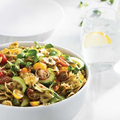 Creamy 'cado Pesto Pasta