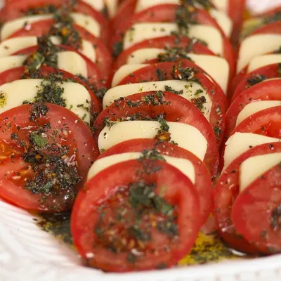 Mozzarella and Tomato Antipasti