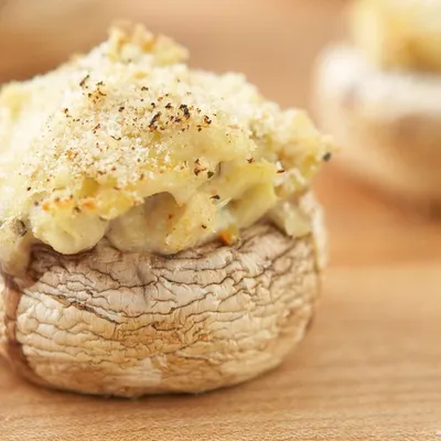 Crab-Stuffed Mushroom Caps