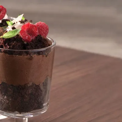 Chocolate Brownie Pudding Cups