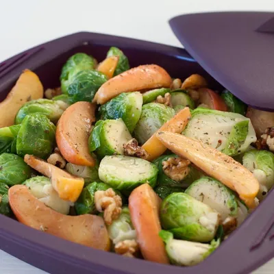 Holiday Brussels Sprouts & Apples