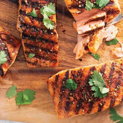Sweet & Smoky Grilled Salmon