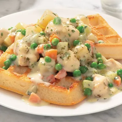 Home-Style Chicken & Gluten Free Waffles