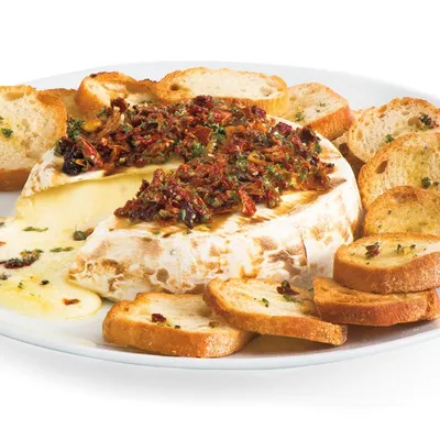 Tomato & Basil Baked Brie