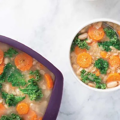 Quick White Bean & Kale Soup