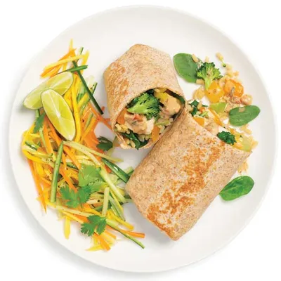 Thai Chicken Burrito