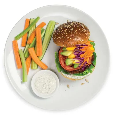Rainbow Beet Burger
