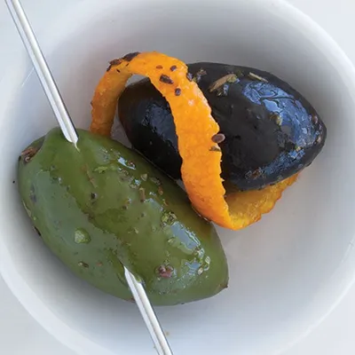 Twisted Tapenade Olives